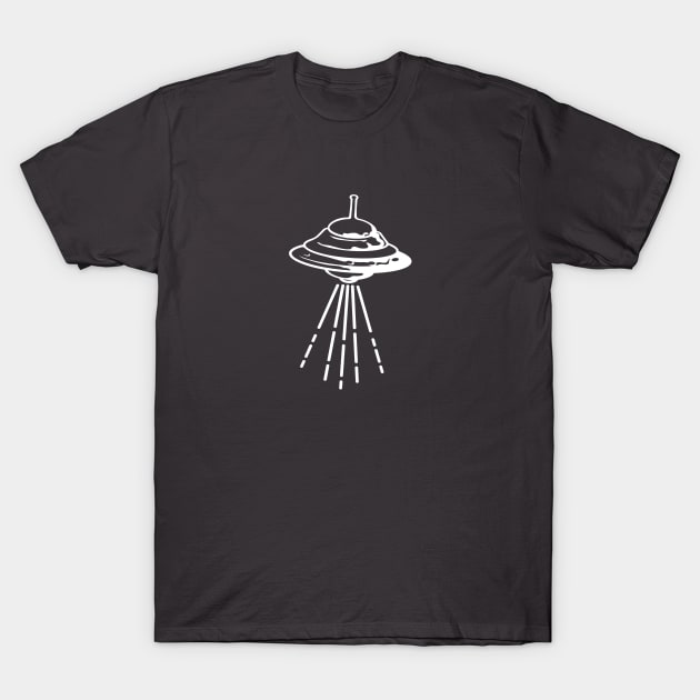 Retro UFO T-Shirt by DubyaTee